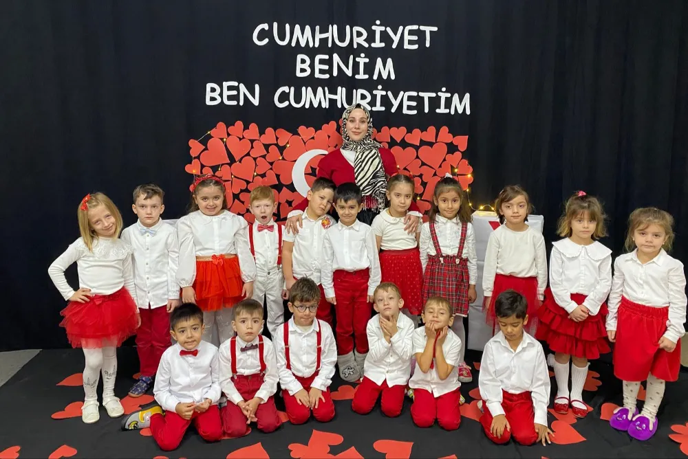 Minik yüreklerin Cumhuriyet Bayramı coşkusu