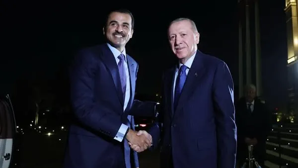 Cumhurbaşkanı Erdoğan, Katar Emiri ile görüştü