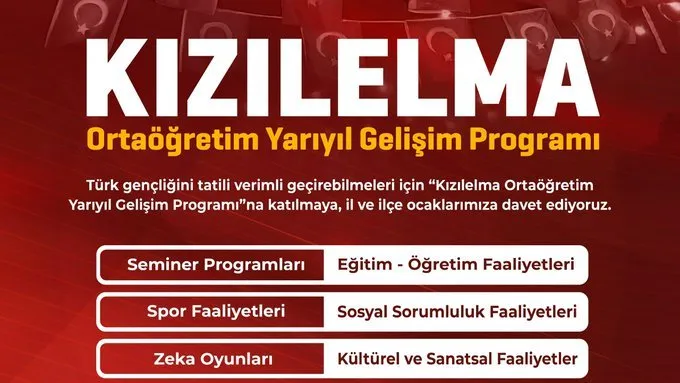 Gençler, tatilinizi daha verimli hale getirebilirsiniz!