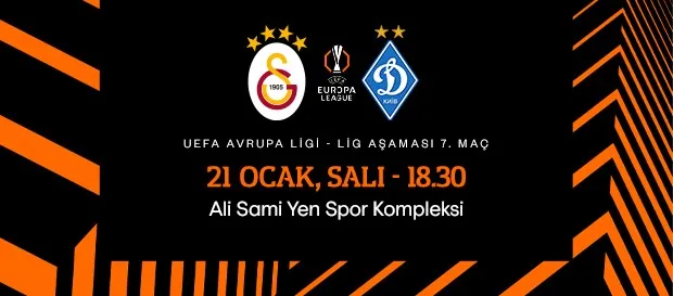 Galatasaray UEFA Avrupa Ligi sınavında