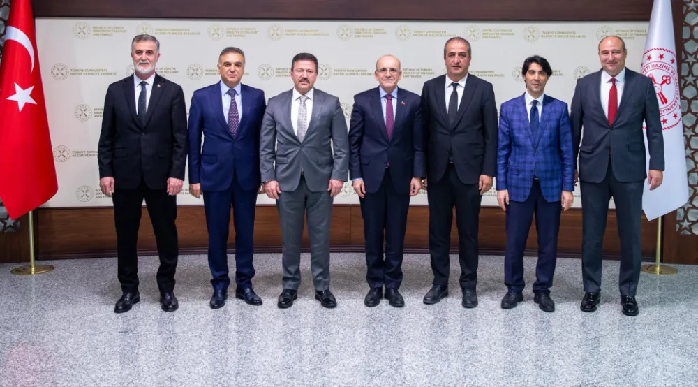 TŞOF Genel Başkanı Yiğiner’den Bakan Şimşek’e ziyaret 