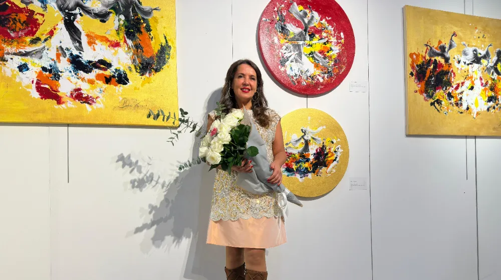 Dr. Belma Yağmur, IAAF Fuarı’nda içsel yolculuğu sanata dönüştürdü