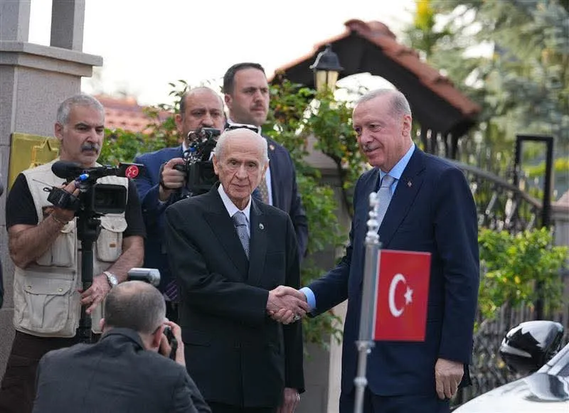 Cumhurbaşkanı Erdoğan ve Devlet Bahçeli görüştü 