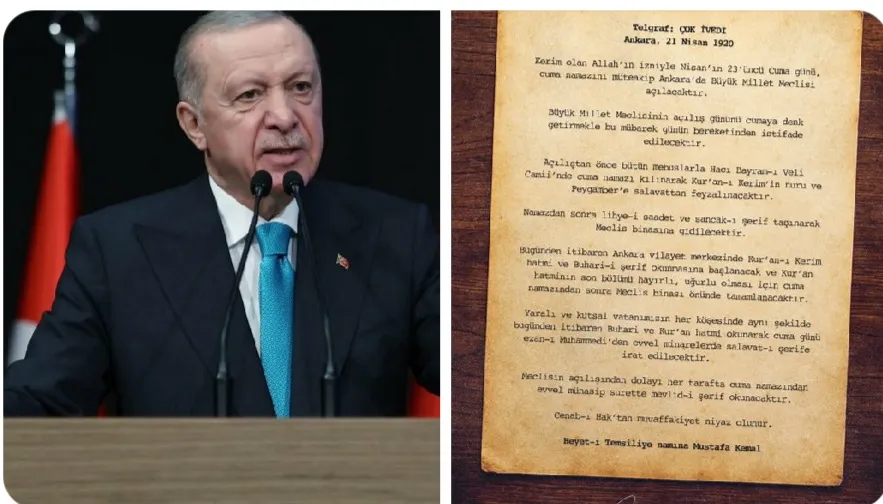 Cumhurbaşkanı Erdoğan’dan kuruluşla ilgili önemli bir belge