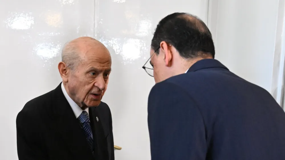 Devlet Bahçeli MİT Başkanı İbrahim Kalın ile görüştü 