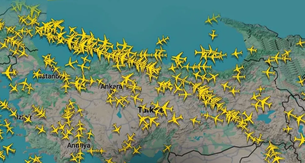 Türk hava sahasında her uçuşta bir rekor