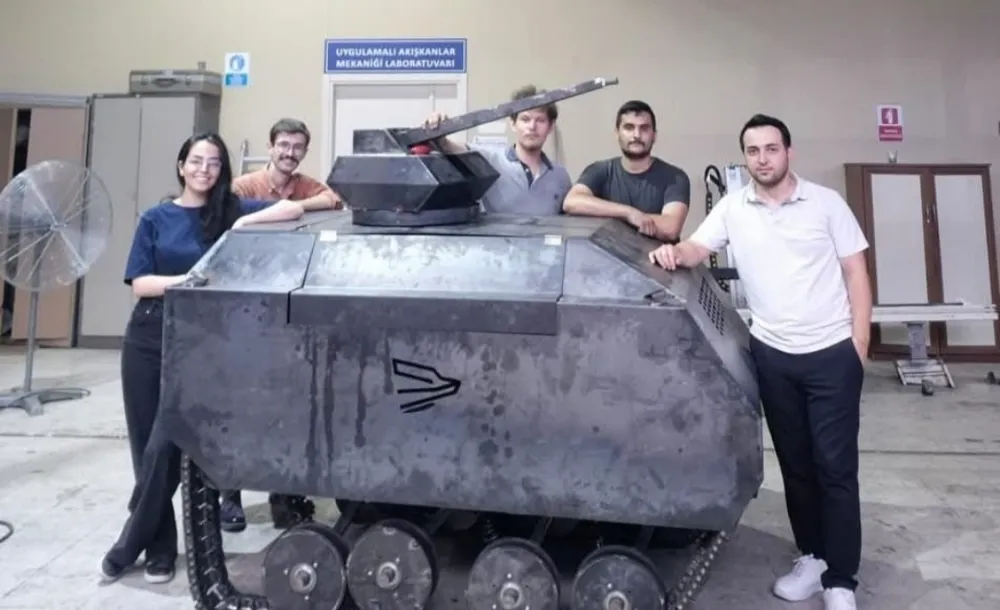 Sakarya Ülkü Ocaklarından insansız ön muharebe tankı “TUNA”